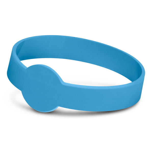 Rally Silicone Wrist Band - Debossed (Light Blue)