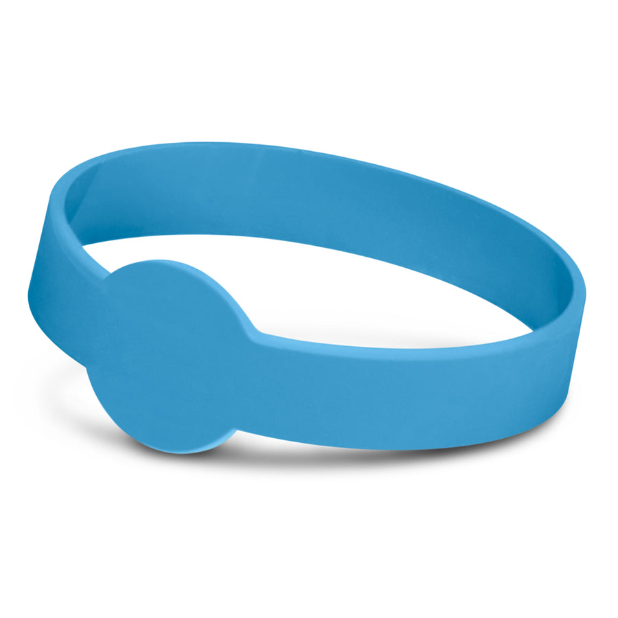 Rally Silicone Wrist Band - Embossed (Light Blue)