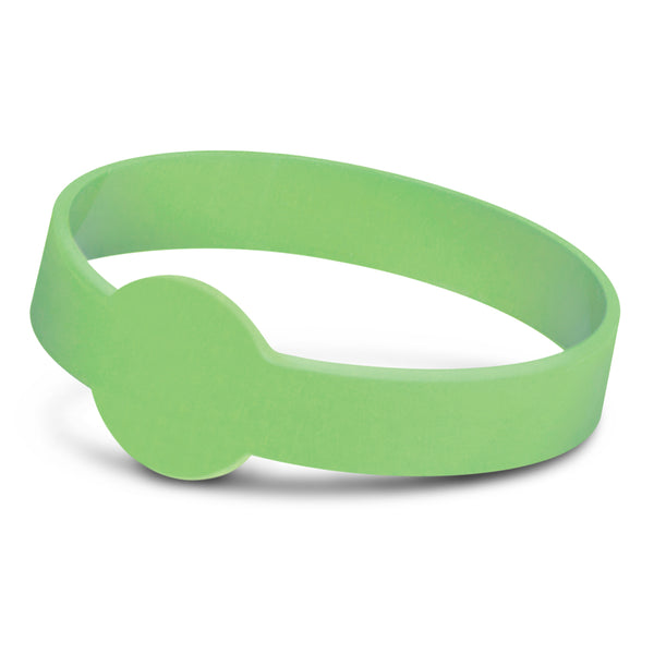 Rally Silicone Wrist Band - Glow in the Dark (Green)