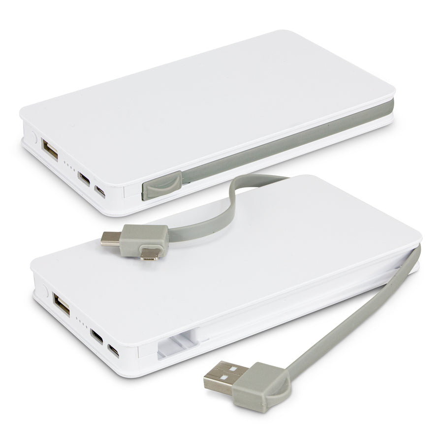 Vector 5k Wireless Charging Power Bank (White)