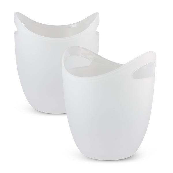Glacier Ice Bucket (Frosted White)