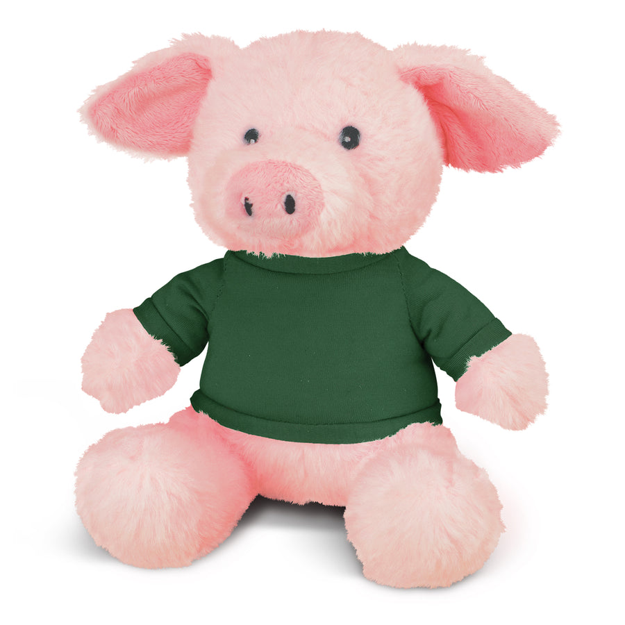 Meadow Pig Plush Toy (Dark Green)