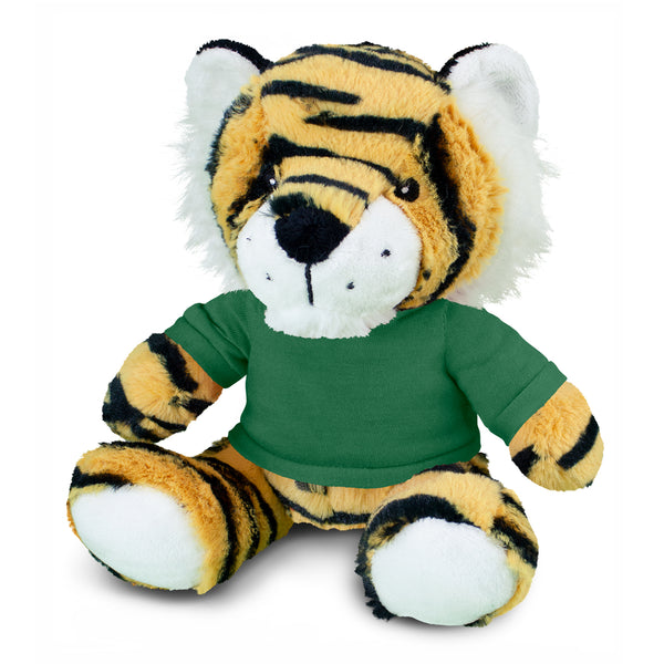 Savanna Tiger Plush Toy (Dark Green)