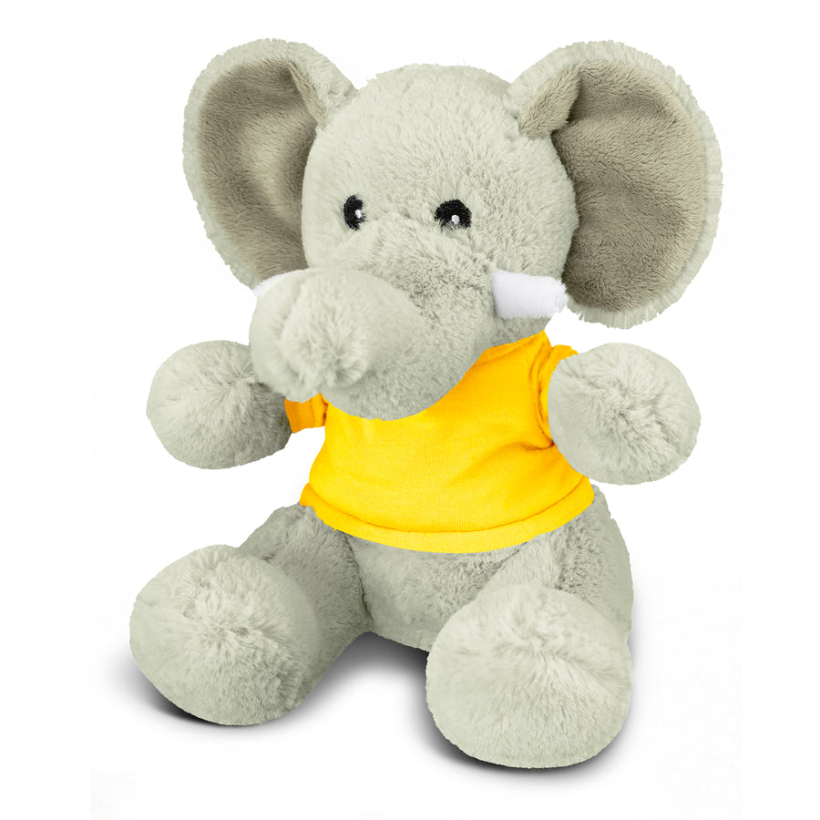 Safari Elephant Plush Toy (Yellow)