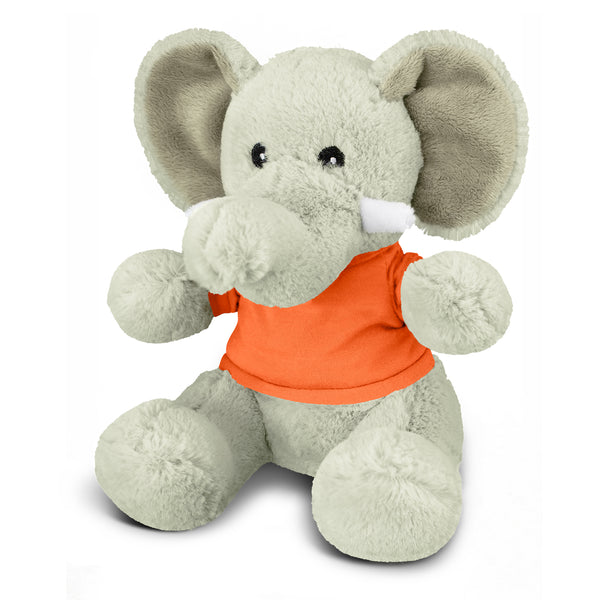 Safari Elephant Plush Toy (Orange)