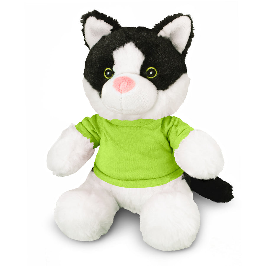Whisker Cat Plush Toy (Bright Green)