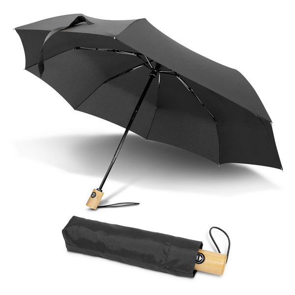 Crest RPET Compact Umbrella (Black)
