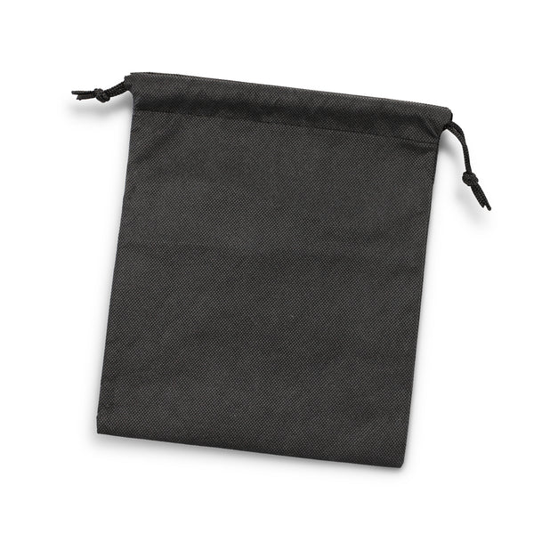 Satchel Drawstring Gift Bag - Medium (Black)