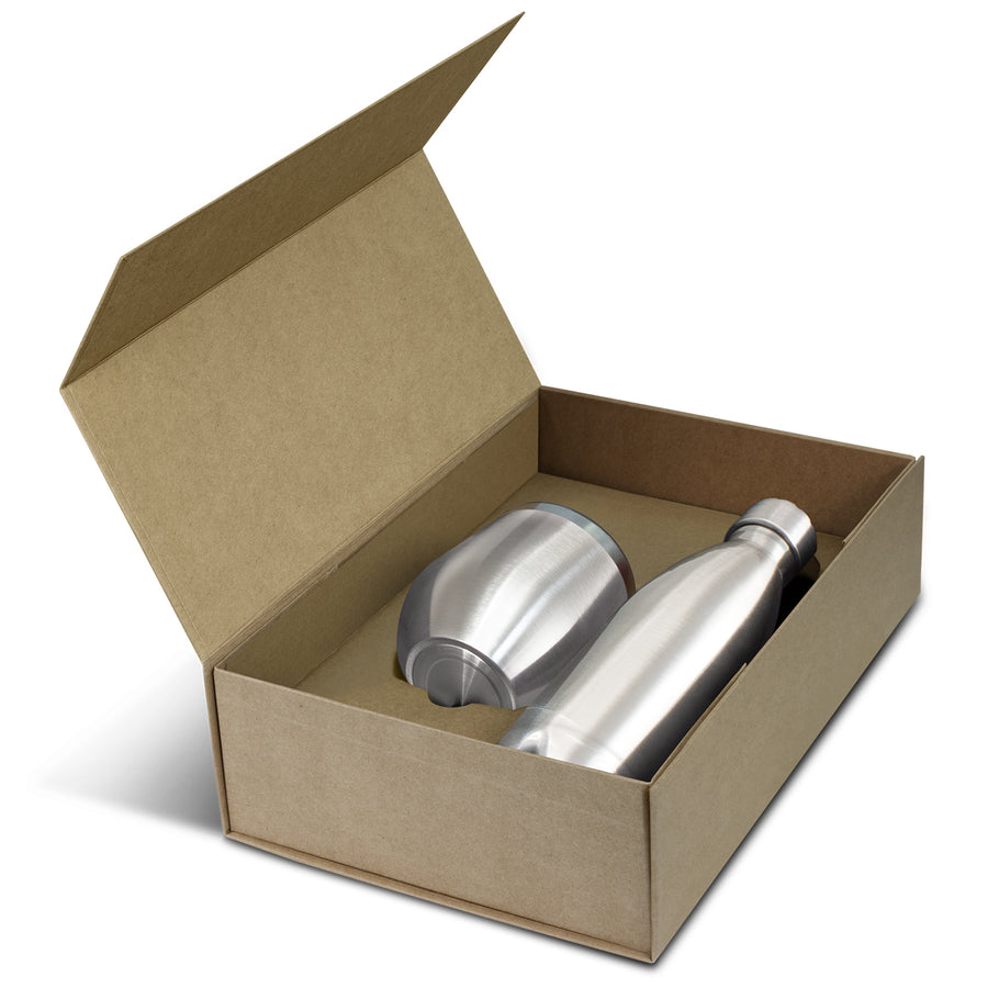 Tasman Cordia Vacuum Gift Set (Silver)