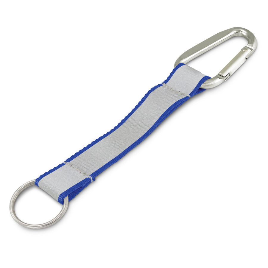Bright Reflector Key Ring (Dark Blue)