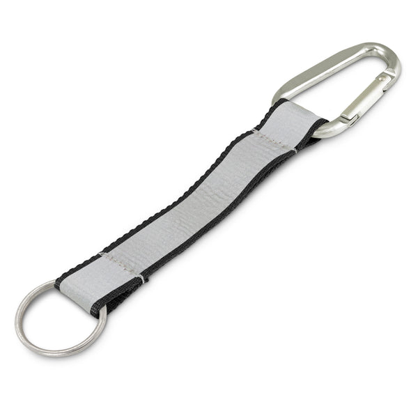 Bright Reflector Key Ring (Black)