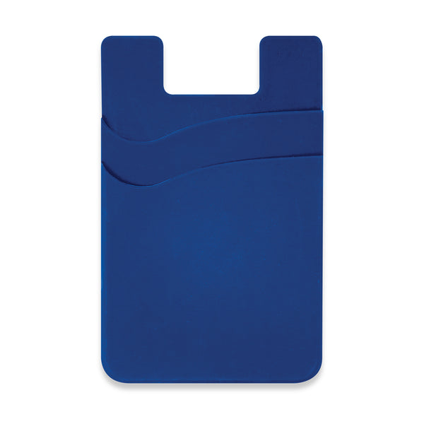 Pixel Dual Silicone Phone Wallet - Full Colour (Dark Blue)