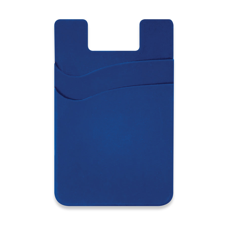 Pixel Dual Silicone Phone Wallet - Full Colour (Dark Blue)