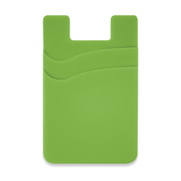 Pixel Dual Silicone Phone Wallet - Full Colour (Bright Green)