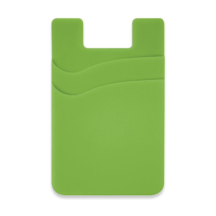 Pixel Dual Silicone Phone Wallet - Full Colour (Bright Green)