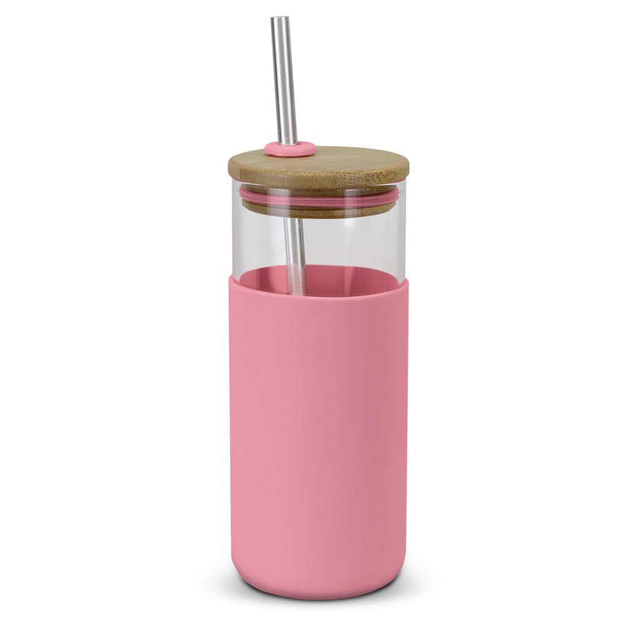 Kauri Glass Tumbler (Pink)