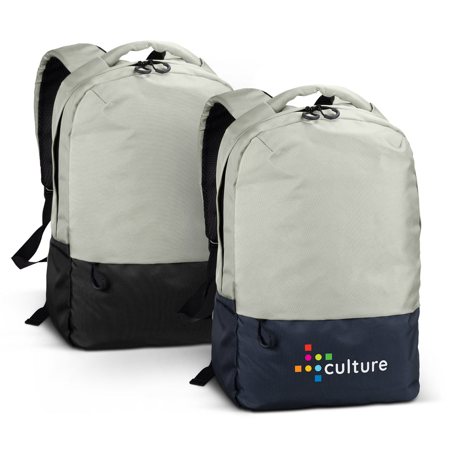 Peak Laptop Backpack (Grey/Navy)