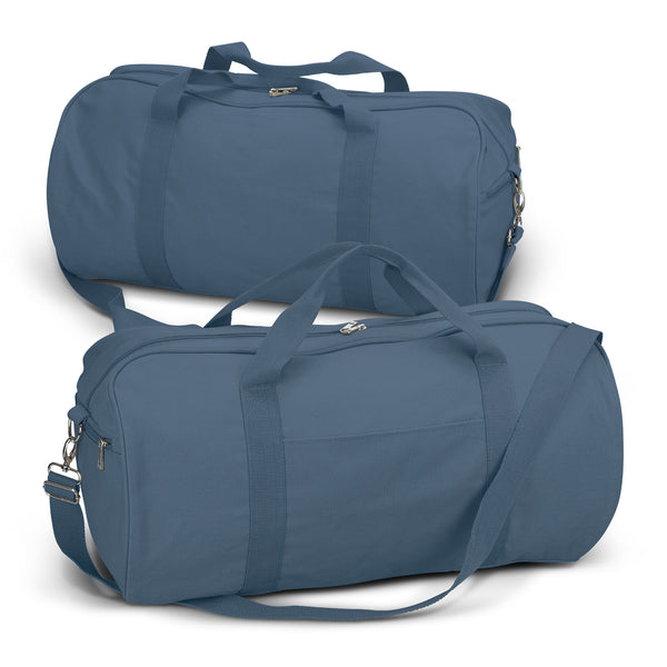 Harbour Canvas Duffle Bag (Slate Blue)