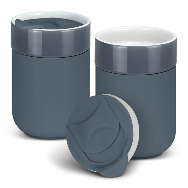 Basin Ceramic Coffee Cup (Petrol Blue)