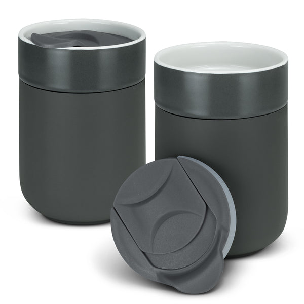 Basin Ceramic Coffee Cup (Charcoal)