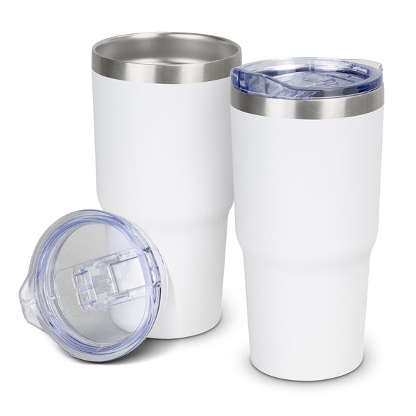 Solano Vacuum Tumbler - Powder Coated (White)