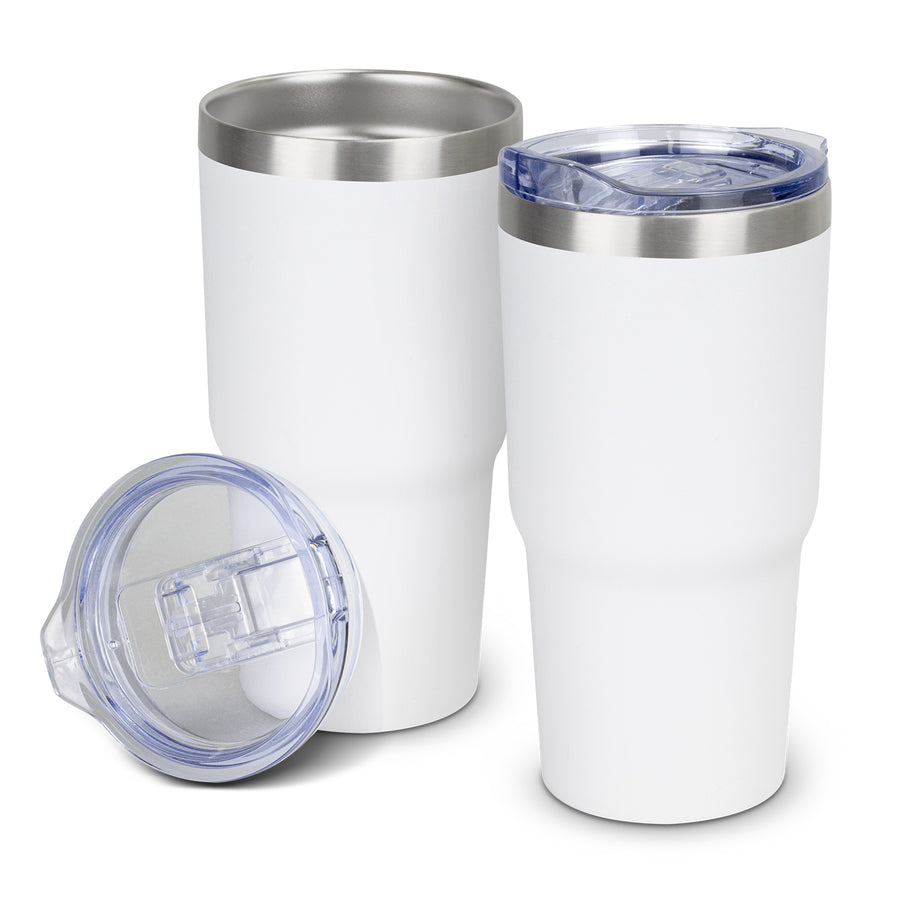 Solano Vacuum Tumbler - Powder Coated (White)