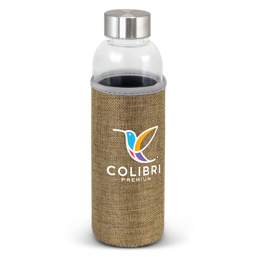 Venus Glass Bottle - Natural Sleeve (Black)