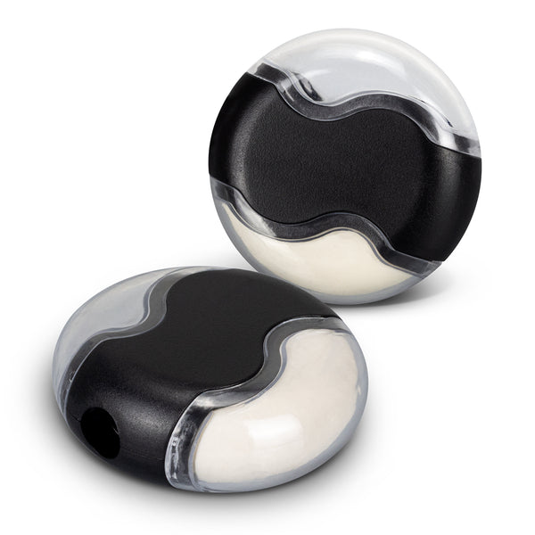 Flint Pencil Sharpener with Eraser (Black)