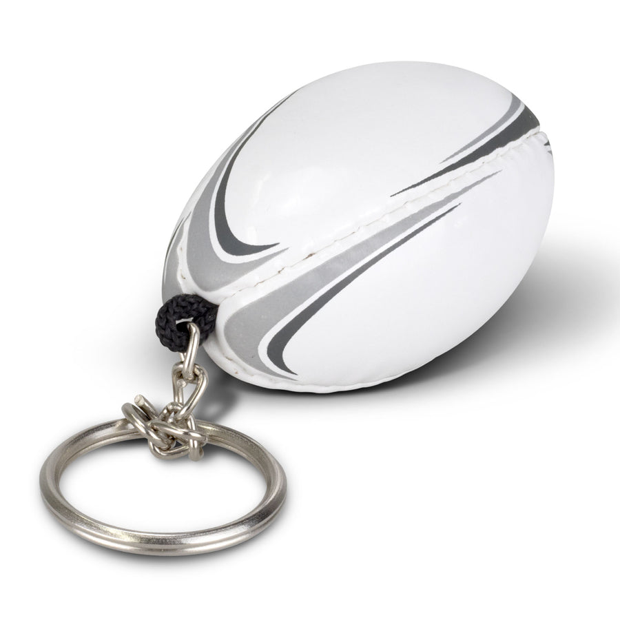 Oval Key Ring (White)