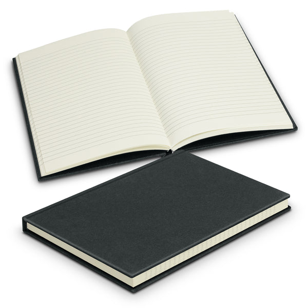 Linen Hard Cover Notebook (Black)
