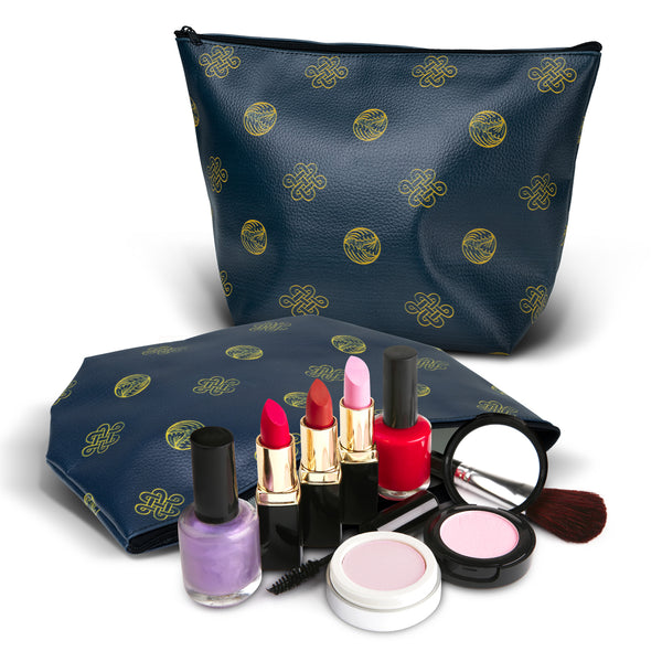 Luxe Cosmetic Bag - Medium (White)