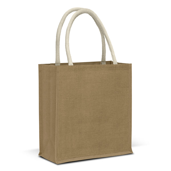 Flax Starch Jute Tote Bag (Natural)
