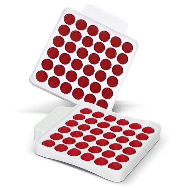 Pulse Fidget Popper Board - Square (White/Red)