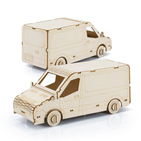 BRANDCRAFT Van Wooden Model (Natural)