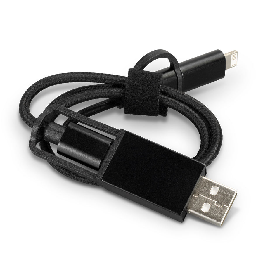 Vector Braided Charging Cable (Black)