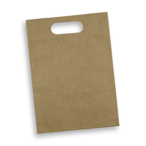 Kraft Large Die Cut Paper Bag Portrait (Natural)