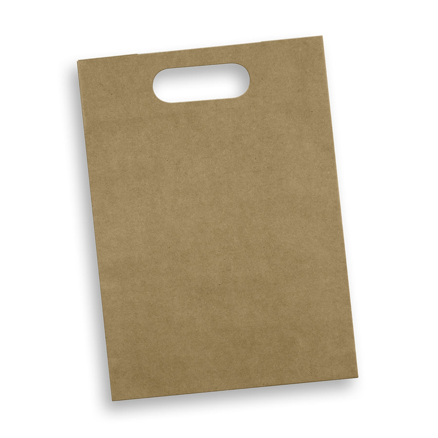 Kraft Large Die Cut Paper Bag Portrait (Natural)
