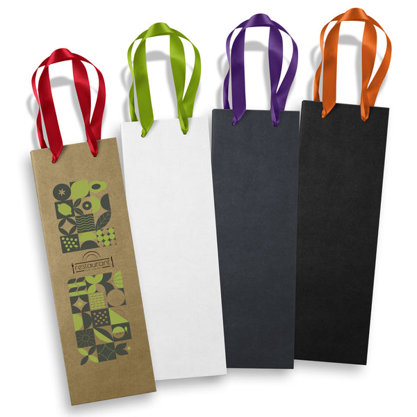 Cellar Ribbon Handle Paper Bag (Dark Green)