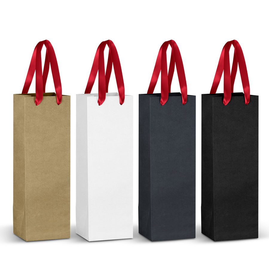 Cellar Ribbon Handle Paper Bag (Red)
