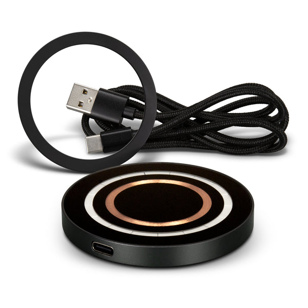 INGENIO Arc Single Wireless Charger (Gunmetal/Black)