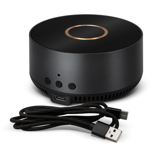 INGENIO Arc Wireless Charging Speaker (Gunmetal/Black)