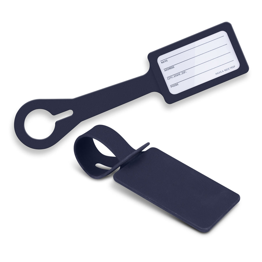 Flex Silicone Luggage Tag (Navy)