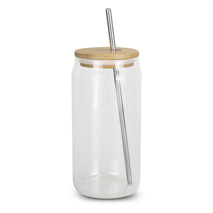 Basin Glass Tumbler (Clear/Natural)