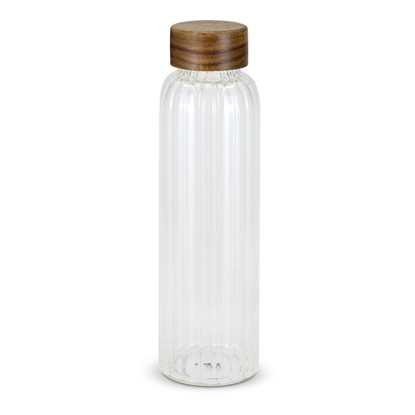 Keepsake Linear Glass Drink Bottle (Clear)