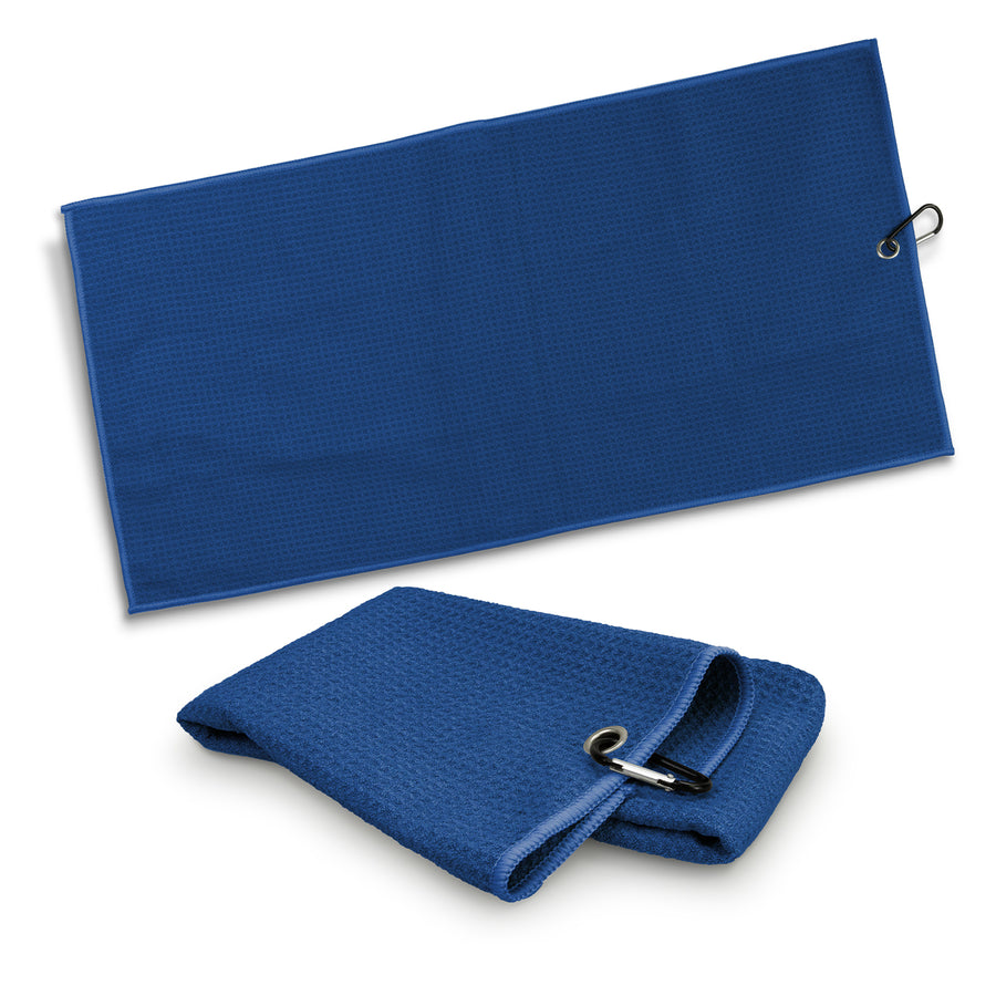 Drift Waffle Golf Towel (Royal Blue)