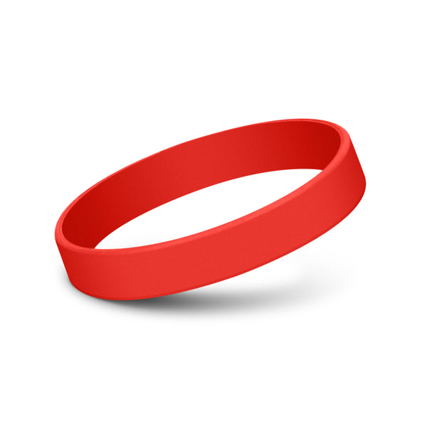 Strike Silicone Wrist Band (Red)