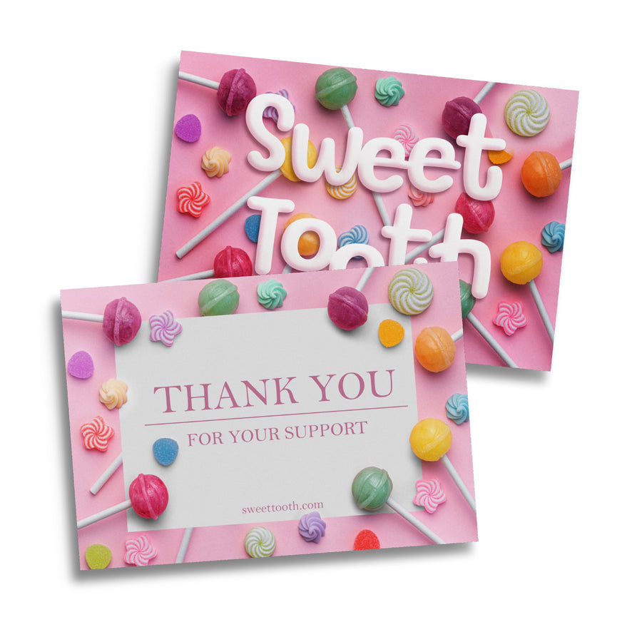 Parchment A5 Message Card (White)