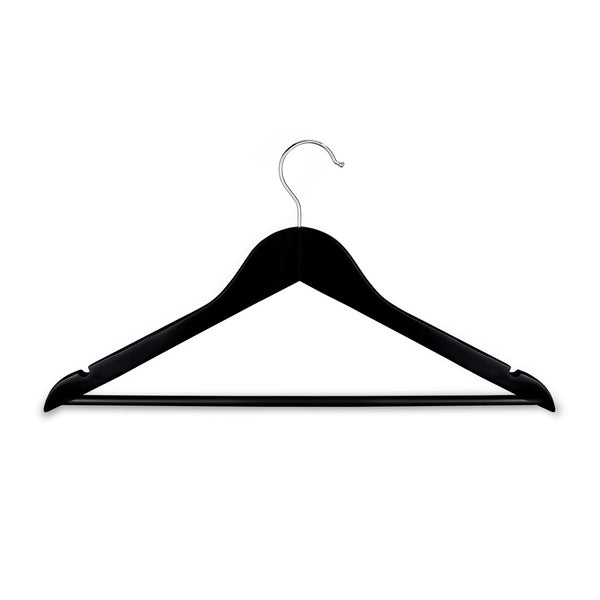 Grain Wooden Hanger (Black/Silver)