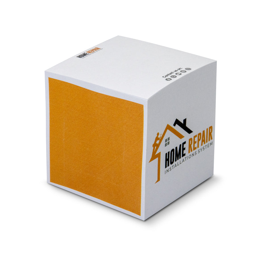 Block Sticky Cube 70 x 70mm - 670 Sheets (White)