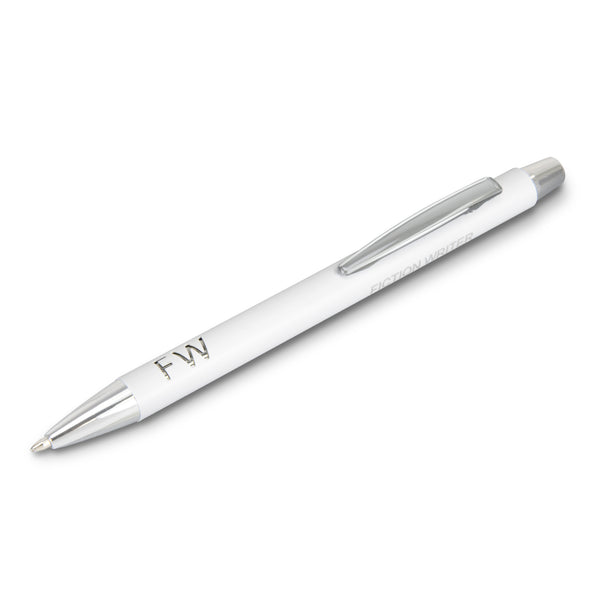 Cipher Laser Cut Logo Pen (White)